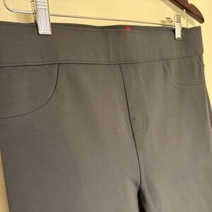 SPANX Charcoal Leggings Jeans women’s large, EUC L